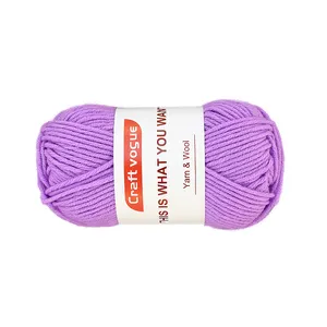 Craft Vogue yarn suppliers wholesale shipping samples 4ply 5ply 50g100g milk cotton yarn crochet fancy hand knitting yarn