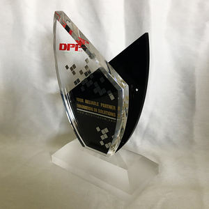 Trofeo acrílico de premio de cristal de lujo personalizado de fábrica, Material plástico de primera calidad, DPP marca, modelo AT12 - Product Image 4