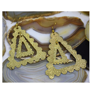 Personalizar el diseño pendientes joyería de moda pendientes de latón pendientes de las mujeres - Product Image 3