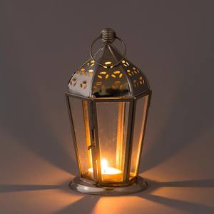 ตกแต่งบ้านสีดำโลหะด้านบนพายุเฮอริเคนสวนวินเทจโลหะโคมไฟเทียนที่มีคุณภาพสูงโคมไฟเทียน - Product Image 2