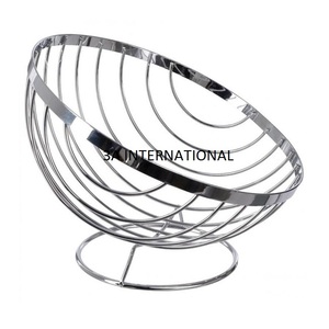 Panier en métal décoratif pour la maison et la cuisine, vaisselle, panier à fruits standard, paniers de rangement pour aliments en vente à prix réduit - Product Image 6