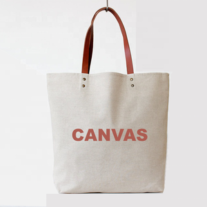 Bolsa de Lona Ecológica Biodegradable con Asa de Cuero, Fabricante de Bolsas con Serigrafía en India, Calcuta, Precio Económico - Product Image 4