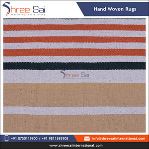 Alfombras de algodón tejidas a mano 100% de estilo moderno más vendidas alfombras de área de viaje de Picnic bordadas de la más alta calidad a granel - Product Image 3