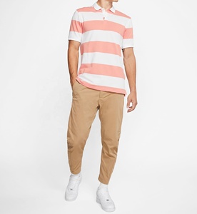 Polo con forro a rayas para hombre, camisetas deportivas personalizadas de calidad, estampadas - Product Image 3