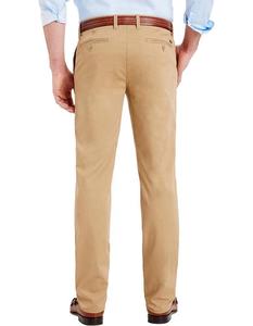 Pantalons chino pour hommes grande taille, imperméables, anti-froissement, vente en gros, 100% coton, logo brodé personnalisé, poches, décontractés, hiver, uni - Product Image 4