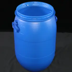 30L blaue HDPE-Kunststoff trommel mit Eisen bügel für Chemikalien