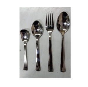 2021, superventas, cubiertos de acero inoxidable de Metal negro mate, juego de regalo de 5 uds, vajilla de lujo, cubiertos para Hotel/restaurante - Product Image 3