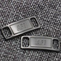 Étiquette personnalisée à lacets en métal, avec Logo, pour chaussures de sport, convient pour hommes et femmes, accessoires pour baskets, 10 pièces