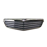 Calandre avant en fibre de carbone pour MERCEDES BENZ W202 1994 — 1998, GRILLE noire de protection pour voiture