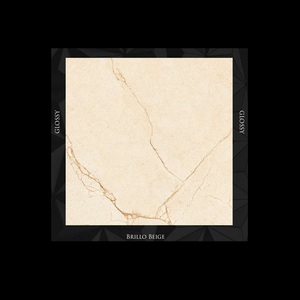 Crema de impresión de inyección de tinta aleatoria 60x60cm piso de porcelana azulejo de mármol aislamiento térmico baño cocina hogar Interior directo Foshan - Product Image 2