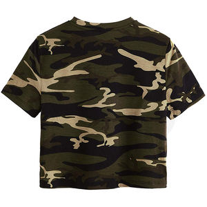 2025 Nueva camiseta elegante de manga corta de alta calidad de tamaño personalizado 100% de algodón para mujer. - Product Image 2