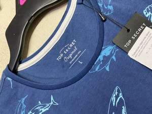 Factory Overrun Camiseta de manga corta informal de verano para hombre 100% algodón Diseño estampado de rayas de secado rápido para el trabajo Lote de existencias para hombres - Product Image 4