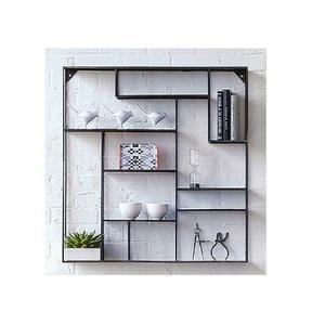 Étagère murale en bois brun, design admirable, étagère murale décorative pour la maison, l'hôtel et la restauration - Product Image 4