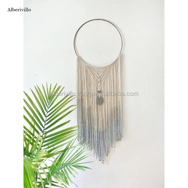 Obral Besar Buatan Tangan Boho Penangkap Mimpi Seni Dekorasi Rumah Hiasan Dinding Macrame