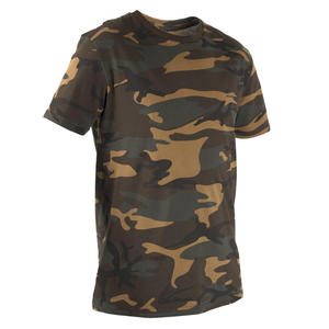 โพลีเอสเตอร์30% ฝ้าย65% Spandex 5% กล้ามเนื้อทีแฟชั่นใหม่ไลฟ์สไตล์ Camo เสื้อยืด - Product Image 1