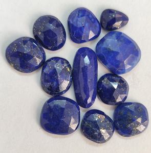 Lapislázuli lapislázuli Natural de tamaño libre, forma irregular, corte de rosa, calidad superior, lapislázuli irregular Suelto - Product Image 4