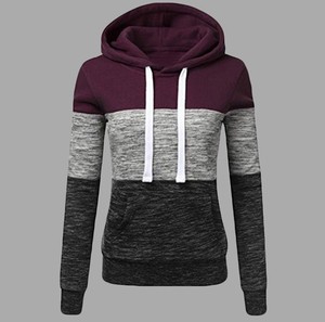 Women Sweatshirt Polyester Long Sleeve Crop Tops Navel Short Hooded Pullover Hoodies as per customer requirement and demand - Product Image 5
