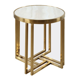 Mesa de boda de diseño, café decorativo, mesa de sala de estar, mesa redonda de METAL - Product Image 6