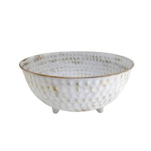 Tazón redondo con diseño de hojas para decoración de mesa, ensaladera de Color antiguo verde y tazón para servir hecho a mano a granel - Product Image 5