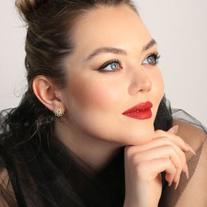 Pendientes de plata de ley 925 con forma de flor, joyería turca hecha a mano - Product Image 4