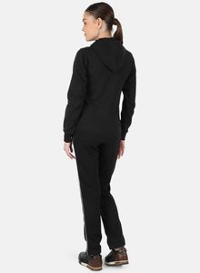 Ensemble de survêtement d'hiver unisexe personnalisé 2025, 2 pièces, noir, manches longues, à capuche, survêtement uni, taille plus, respirant - Product Image 3