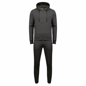 Mens Zip Top Joggers Jogging Chándal Plain Sudadera con capucha Tallas grandes Fitness Ropa deportiva Logotipo personalizado Hecho Pakistán - Product Image 4