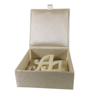 Caja de anillo de compromiso de terciopelo rosa - Product Image 6