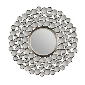 Nouveau style meilleur miroir mural décoratif au design fait à la main cadre en métal miroir mural fabriqué à la main fabricant en gros - Product Image 4