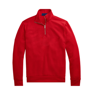 Hiver Nouvelle Mode Vente en Gros Hommes Sweat à Capuche Demi Fermeture Éclair Sweat-shirt à Capuche Polaire 100% Coton Hiver Teint Uni Service OEM Plus Size Solid Échantillon Gratuit - Product Image 1