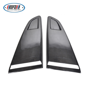 For Ford Mustang 2015-2017 Carbon Fiber Exterior <strong>Window</strong> Trim Car Rear Side <strong>Window</strong> Shutter Trims <strong>Vents</strong> - Product Image 2