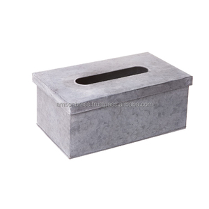 ที่ใส่กระดาษทิชชู่แบบหรูหรากล่องกระดาษทิชชู่โลหะชุบสังกะสีตกแต่งบ้าน - Product Image 4