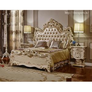 Juego de Muebles de Dormitorio de Madera de Teca de Estilo Victoriano Imperial y Europeo, Personalizable en Color y Tamaño - Product Image 1