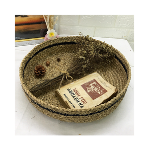 Wholesale Decorative <b>Seagrass</b> Sewing Storage <b>Basket</b> for Clothing Organization in Laundry Room - Product Image 1