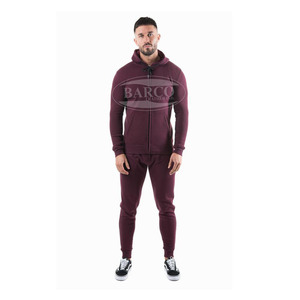Sweat à capuche personnalisé grande taille pour hommes, jogging, survêtement en polyester, vente en gros - Product Image 1