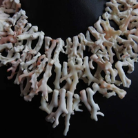 Coral blanc, pierre naturelle brute, branche en forme de bâton, brute, non polie, longueur 12 pouces, fabrication de bijoux, trou de 0,50 mm, PME, tierce partie