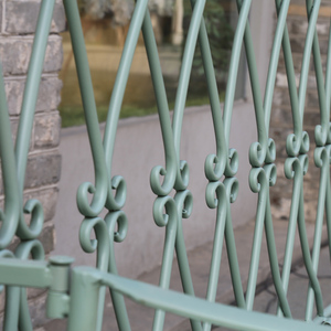 Honhill — banc de jardin pliable en fer forgé, accessoire d'extérieur pour Patio, Style français, nouveau Design, - Product Image 4