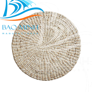 Estera redonda de alta calidad para espacios, esterilla de mesa de agua limpia, con placa de carga, color blanco - Product Image 3