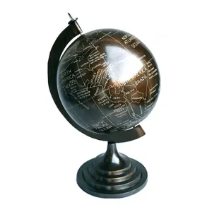 Globo de bronze antigo com menor preço, de alta qualidade, no mundo náutico base, para terra decorativa