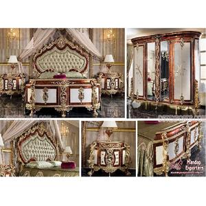 รอยัลคราวน์สไตล์ยุโรปเฟอร์นิเจอร์ห้องนอนล่าสุดหรูหราในแบบฉบับเฟอร์นิเจอร์ห้องนอนมือแกะสลักเฟอร์นิเจอร์ห้องนอน - Product Image 1