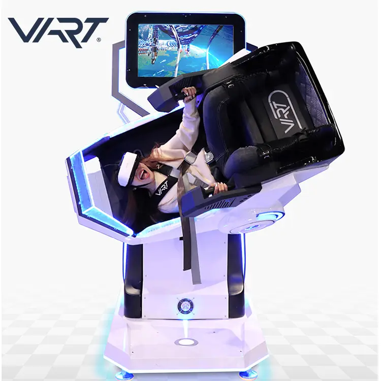 VART Simulator Kursi Gerakan Realita Virtual 9D, Simulator Penerbangan VR 720 Derajat, Obral