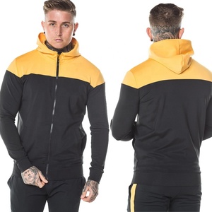 Doble Color de chándal para correr ropa de suéter gimnasio poliéster pantalón desgaste de la pista - Product Image 1