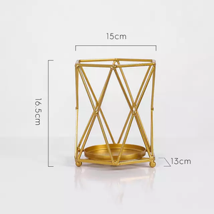 Porte-bougie en fil métallique pour la décoration de la maison - Product Image 3