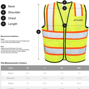 Customizable Winter Safety <b>Vest</b> with Reflective Construction Features Waterproof Jacket with Logo <b>Support</b> - Product Image 2