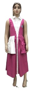 Conjunto de Uniforme Escolar de Vestido Largo para Niñas de Arabia Saudita, Primaria y Secundaria, Hecho de Algodón y Poliéster, Conjunto Infantil - Product Image 3
