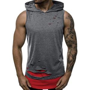 Wholesale OEM custom men's sports vest muscle bodybuilding tank top loose fit stringer training tank tops - Product Image 1