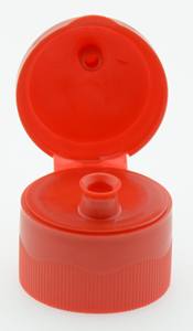 Capuchon à visser à deux parties de 28 mm de type rabattable pour bouteilles en plastique - Product Image 2