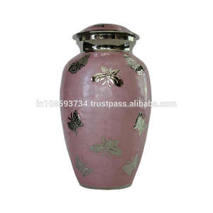 โกศทองเหลืองของชำร่วยสำหรับงานศพทำจากโลหะทองเหลืองของเก่าสำหรับความทรงจำเถ้ากระดูกที่ระลึกสำหรับงานศพ - Product Image 3