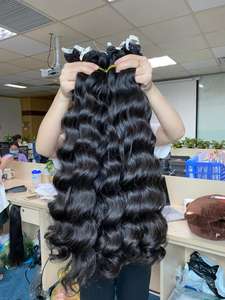Extensiones de Cabello Humano Remy Virgen de Camboya y Vietnam con Cutícula Natural Alineada, Doble Trama, Liso Sedoso y Ondulado Ivirgo - Product Image 5