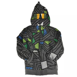 Sudadera con capucha y cremallera para hombre, prenda deportiva masculina con forro polar, diseño de logotipo en blanco, con cremallera completa y diseño personalizado a granel - Product Image 4