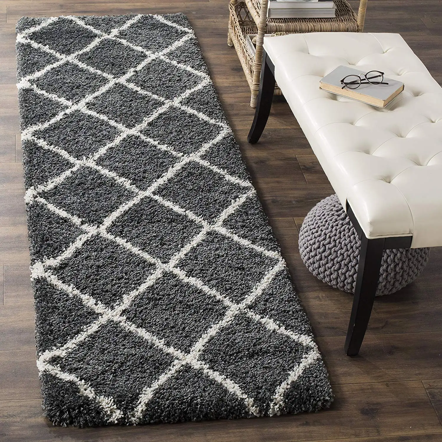 Best Selling Amazon Carpet I Beautiful Indian Grey Shaggy Carpet
